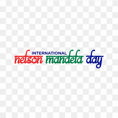 International Nelson Mandela Day free png with transparent background